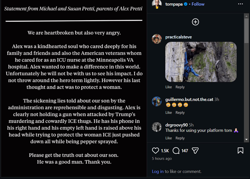 Jennifer Aniston breaks silence on shocking death of Alex Pretti